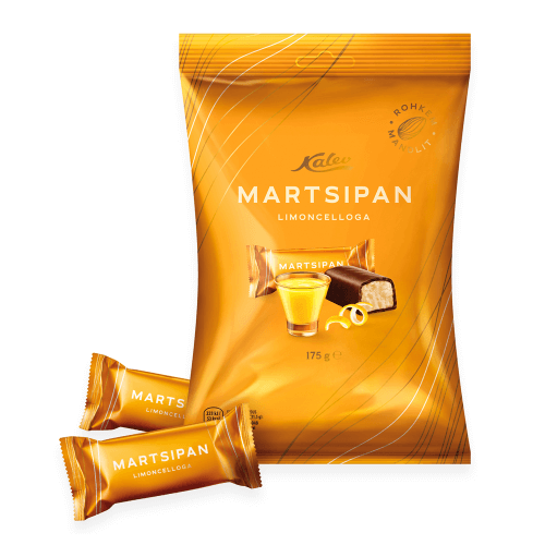 Kalev Limoncello Marzipan Bonbons mit Kakao | 174 g Kalev Limoncello Marzipan Bonbons Limoncelloga 175g