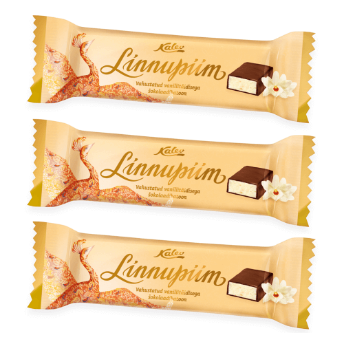 Kalev Linnupiim Vanille Mousse Konfekt | 105 g