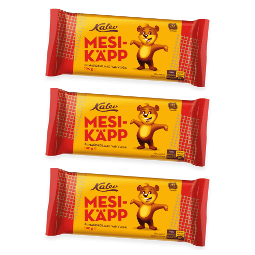 Kalev Mesikäpp Schokolade mit Waffel | 300 g