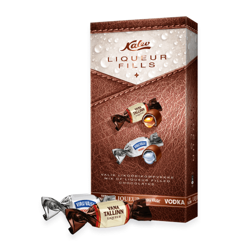 Kalev Vana Tallinn & Viru Valge Likörbonbons | 350 g