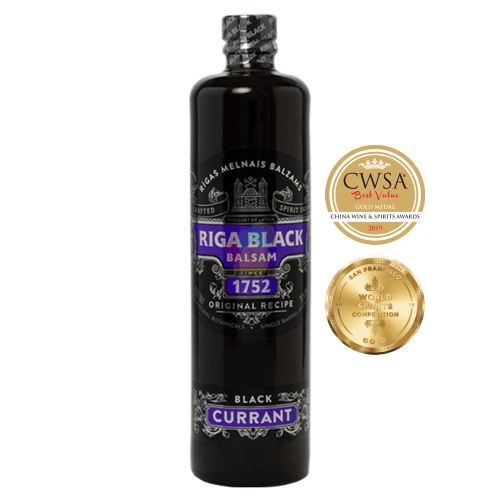 Latvijas Balzams Riga Black Balsam Black Currant | 0,5 l Latvijas Balzams Riga Black Balsam Black Currant schwarze Johannisbeere 0,5l aus Lettland.