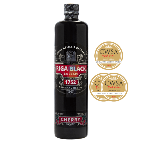 Latvijas Balzams Riga Black Balsam Cherry | 0,5 l Latvijas Balzams Riga Black Balsam Cherry Kirsche 0,5l aus Lettland.