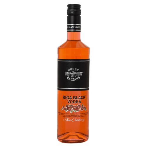 Latvijas Balzams Riga Black Vodka Cranberry | 0,7 l Latvijas Balzams Riga Black Vodka Cranberry 0,7l aus Lettland.