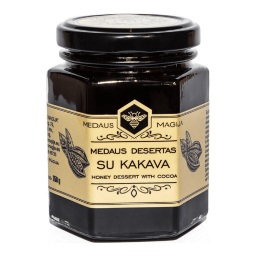 Medaus Magija Honig mit Kakao | 250 g Medaus Magija Honig mit Kakao 250g