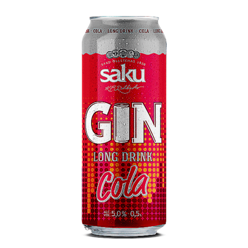 Saku Gin Longdrink Cola | 0,5 l Saku Gin Longdrink Cola