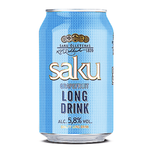 Saku Gin Longdrink Grapefruit | 0,33 l Saku Gin Longdrink Grapefruit 330ml